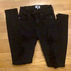 Agolde black jeans waist 24